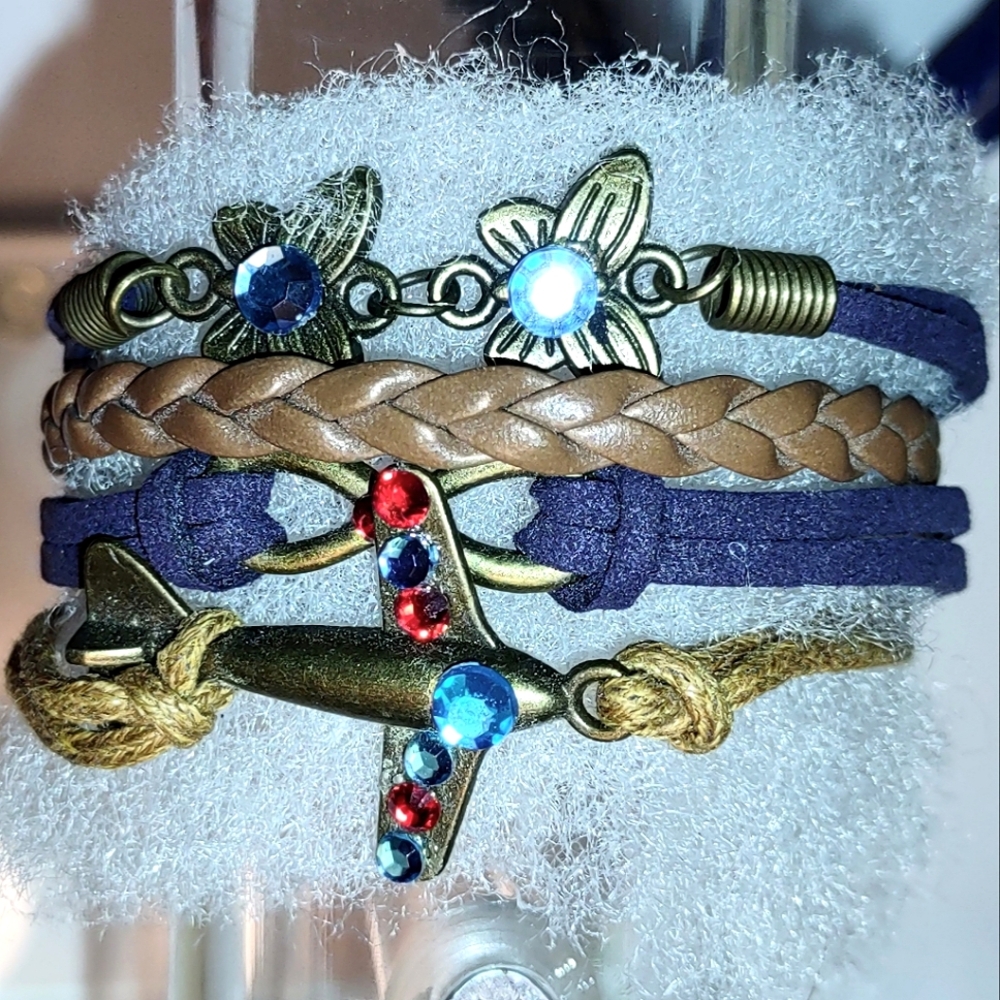 Aviation Friendship Infinity Bracelet - Picture 10 of 11